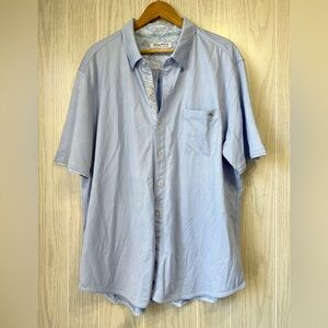 Tommy Bahama San Lucio Stretch Light Blue Short Sleeve Shirt – XXXL/TTTG